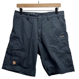 Fjallraven Karl Pro Men's EU 46 30-31" W Navy Outdoor Hiking G-1000 Cargo Shorts